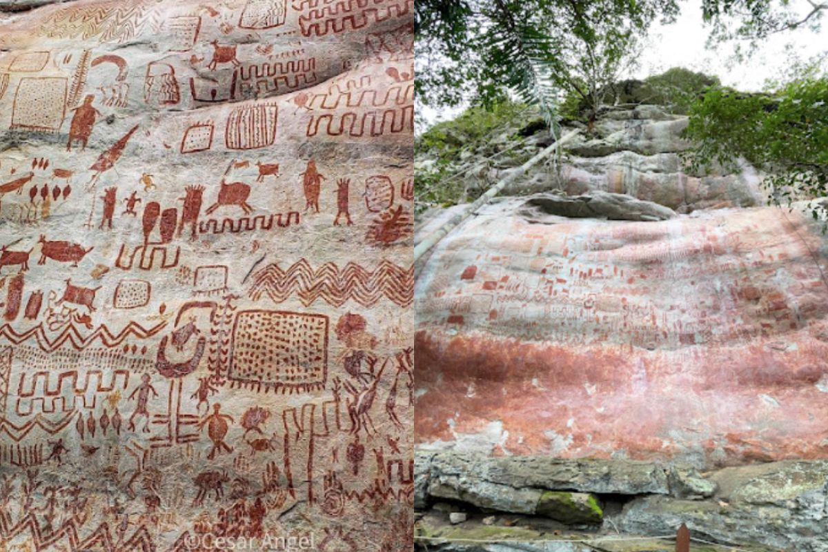 Cerro Azul, lugar con pinturas rupestres en Colombia: cómo llegar y cuánto cuesta visitarlo