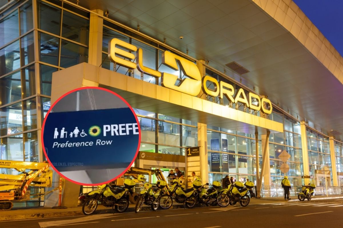 Aeropuerto El Dorado y su programa que tiene girasoles en los avisos de las instalaciones