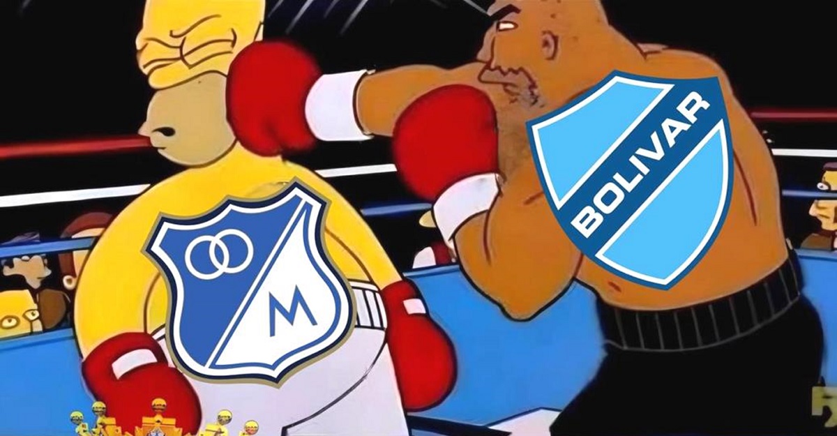 Meme para Millonarios por derrota hoy 3-2 ante Bolívar en Copa Libertadores