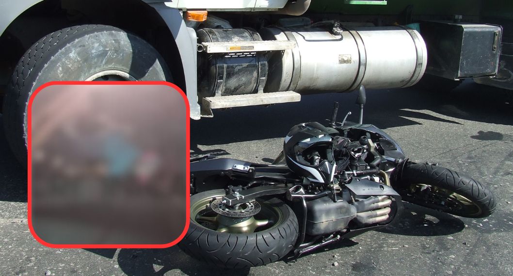 Motociclista murió tras chocar con una volqueta estacionada en la vía Quimbaya-Alcalá, en Quindío