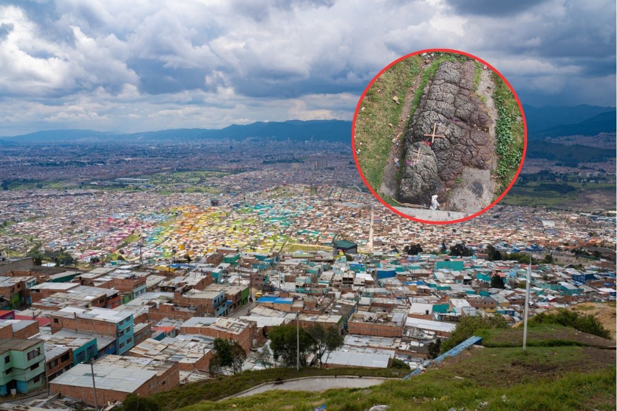 Piedra del muerto en Bogotá y cuál es la leyenda del niño que está detrás
