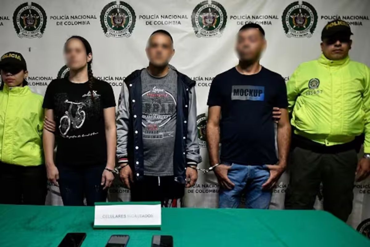 Ladrones capturados en Medellín señalados de robar bancos de esa ciudad, además de Bogotá, Cali, entre otras.