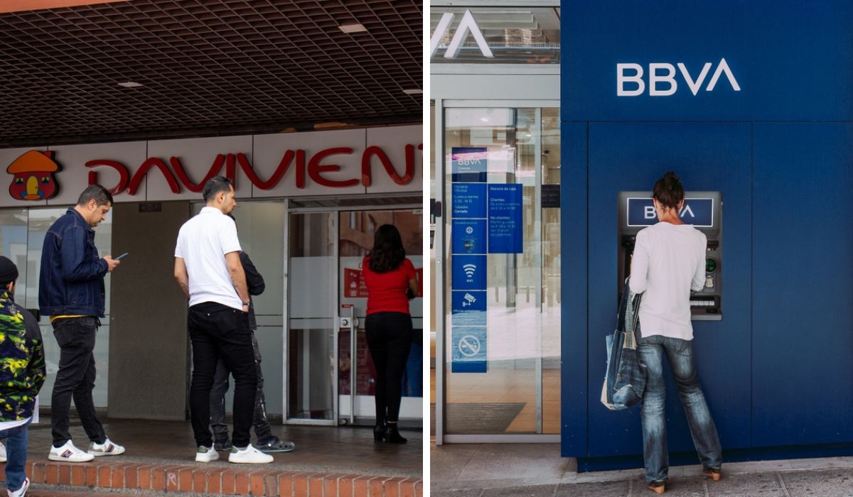 Davivienda, BBVA y 12 bancos más en Colombia sorprendieron a clientes con datos