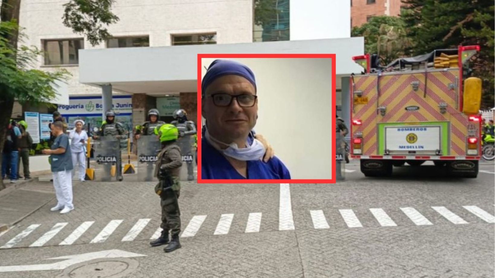 Foto del hombre que asesinó al médico Juan Guillermo Aristizábal en Medellín