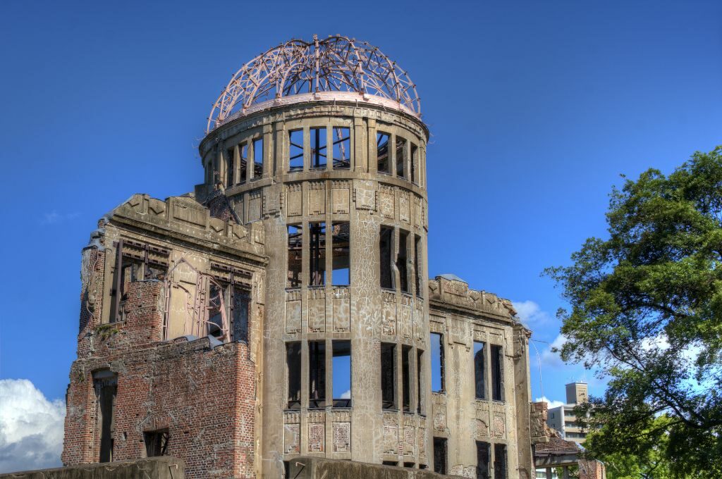 La Cúpula de Genbaku es el único edificio que se mantuvo en pie en la zona cercana a la detonación de la bomba Little Boy en Hiroshima, Japón - Foto Shutterstock.