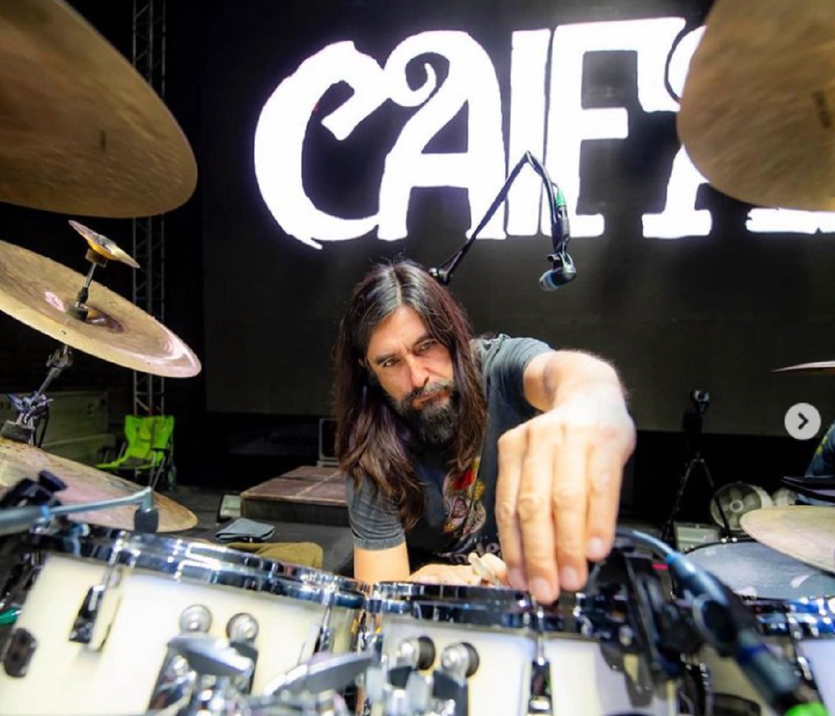 Alfonso André, baterista de Caifanes. 