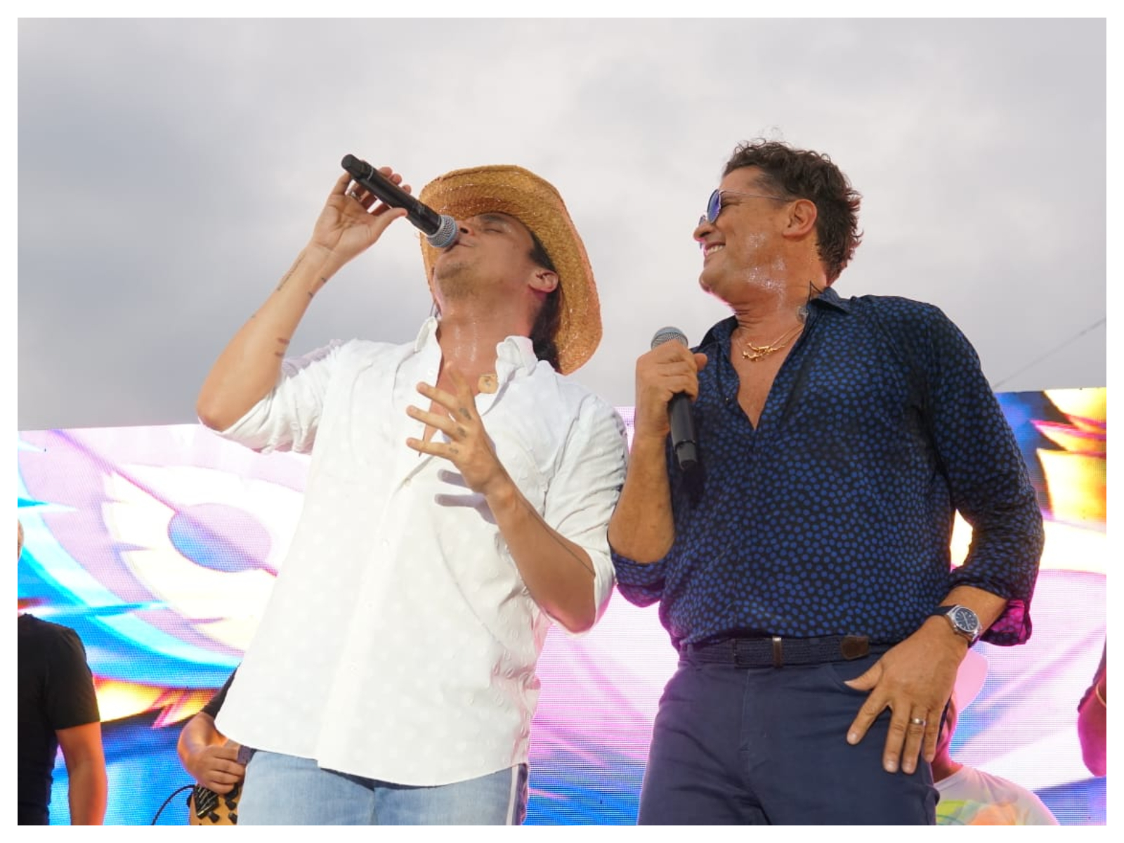 Carlos Vives y Silvestre Dangond estrenaron su sencillo en el Festival Vallenato 