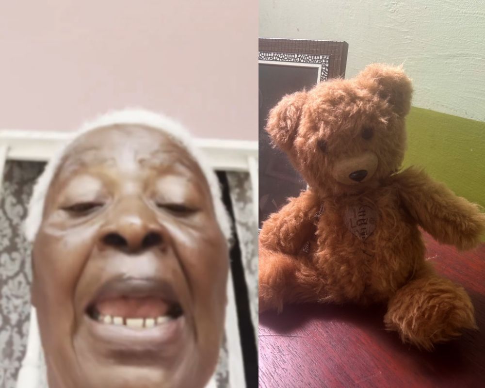 Mujer ofrece recompensa para quien logre recuperar su oso de peluche: la abuelita indicó que está dispuesta a entregar los ahorros de su vida.