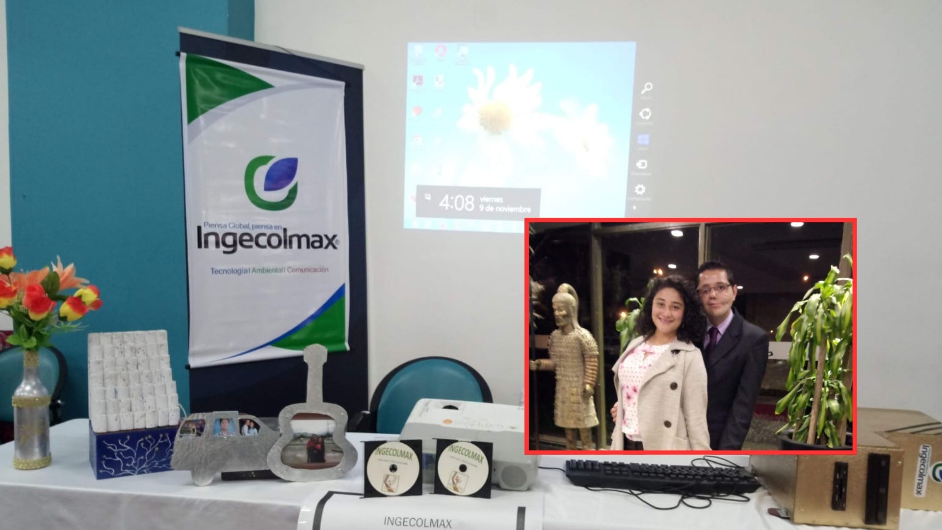 Historia de Ingecolmax. la empresa colombiana de computadores  biodegradables fundada por dos emprendedores.