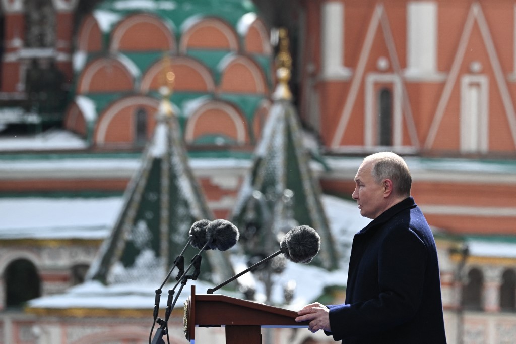 El presidente ruso Vladimir Putin, durante el Día de la Victoria de 2024.
