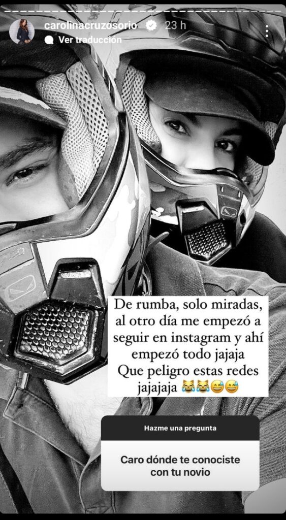Instagram: @carolinacruzosorio