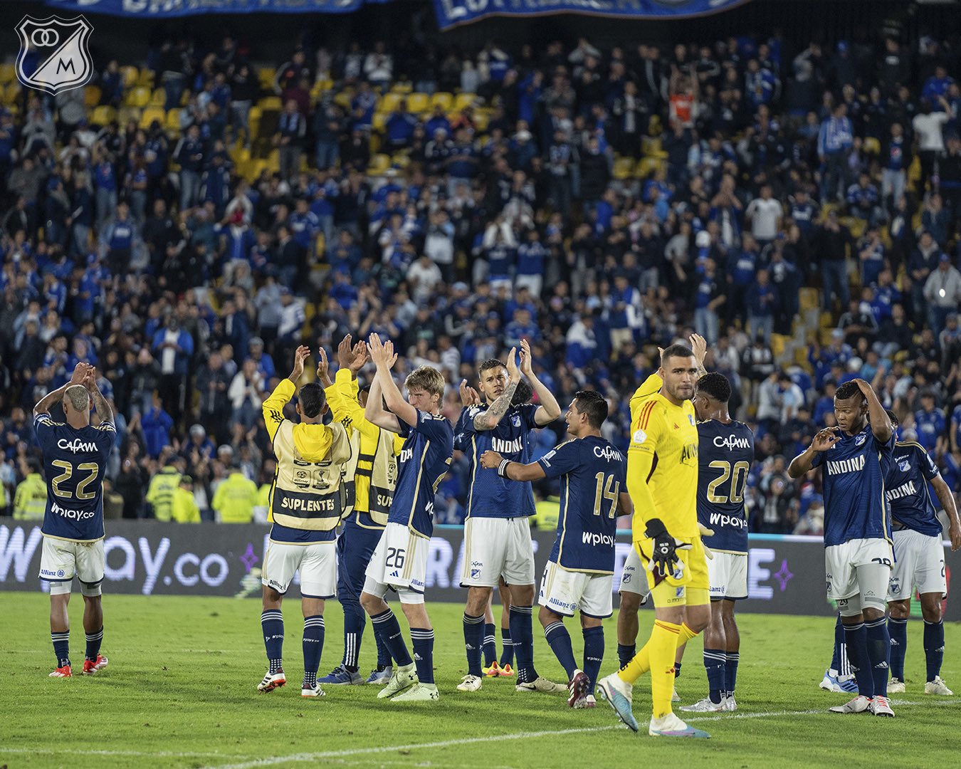 Santiago Giordana se lesionó y no jugará Libertadores con Millonarios.