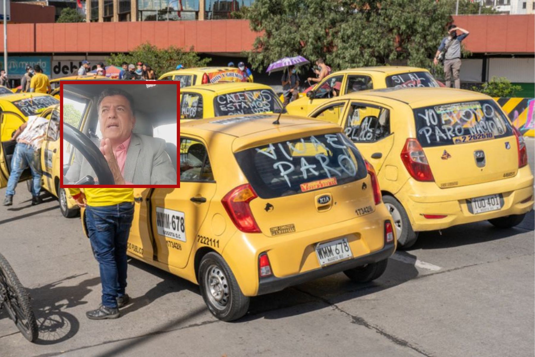 Hasta el Dorado llegaría el paro de taxistas.