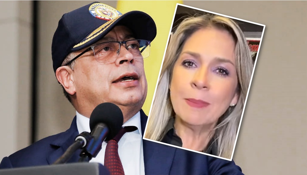 Gustavo Petro, que claudica en pelea antee Víicky Dávila y la gradúa de “candidata”