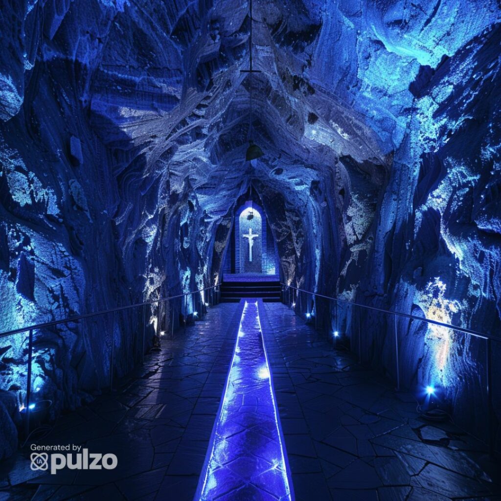 Catedral de Sal de Zipaquirá, según la inteligencia artificial.