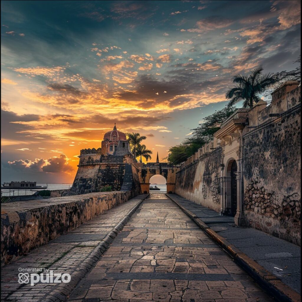 Castillo de San Felipe de Barajas, según la inteligencia artificial.
