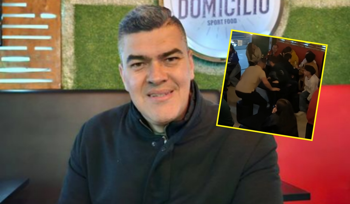 Eduardo Luis publicó video de 'robo' en restaurante y asustó a seguidores; salió corriendo