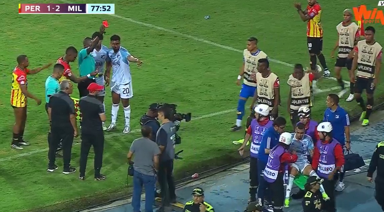 Agarrón en Pereira vs. Millonarios: video y qué pasó para que Leonel Álvarez defendiera a Daniel Ruiz