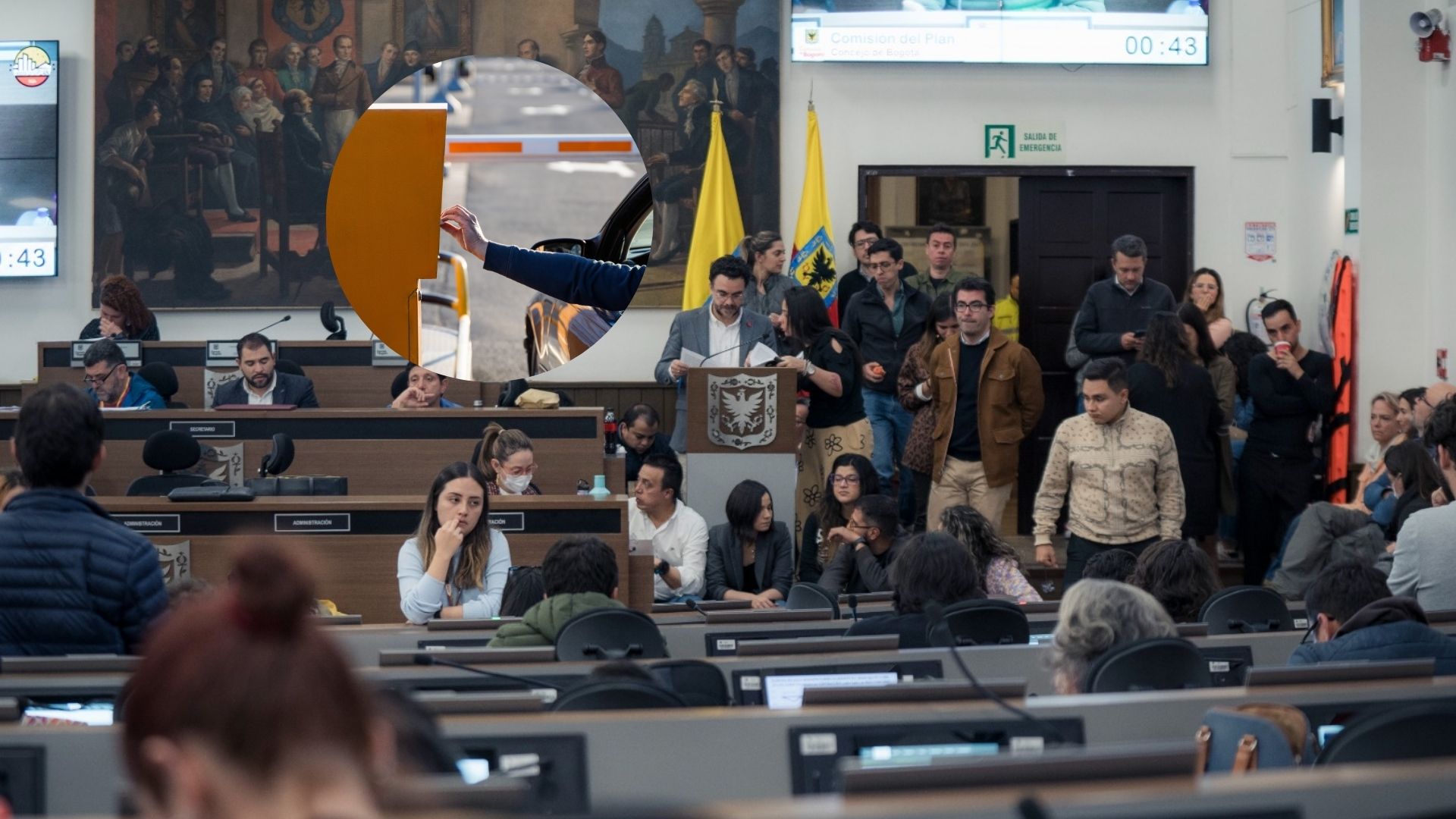 Impuesto de parqueadero en Bogotá propuesto por Galán no se aprobó en el Concejo