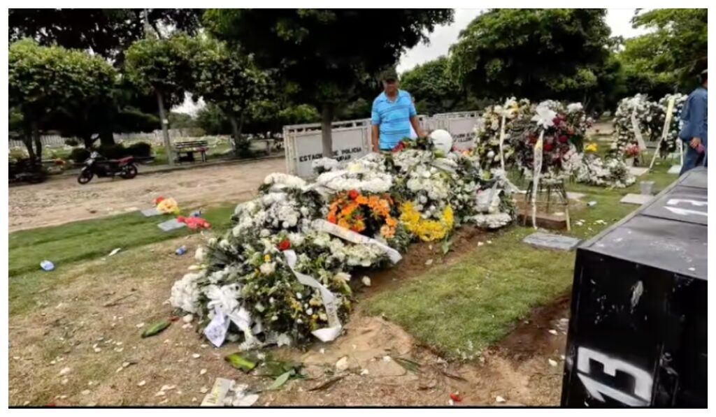 Así luce la tumba de Ómar Geles en Valledupar/Foto: Instagram @montateenelviaje