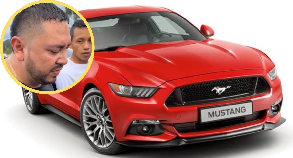 En un video que se viralizó en redes sociales se aprecia cómo dos hombres apuestan sus costosos carros Ford Mustang durante un evento en Boyacá.