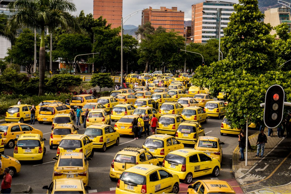 En Medellín habrá protestas de taxistas este miércoles 29 de mayo, horarios
