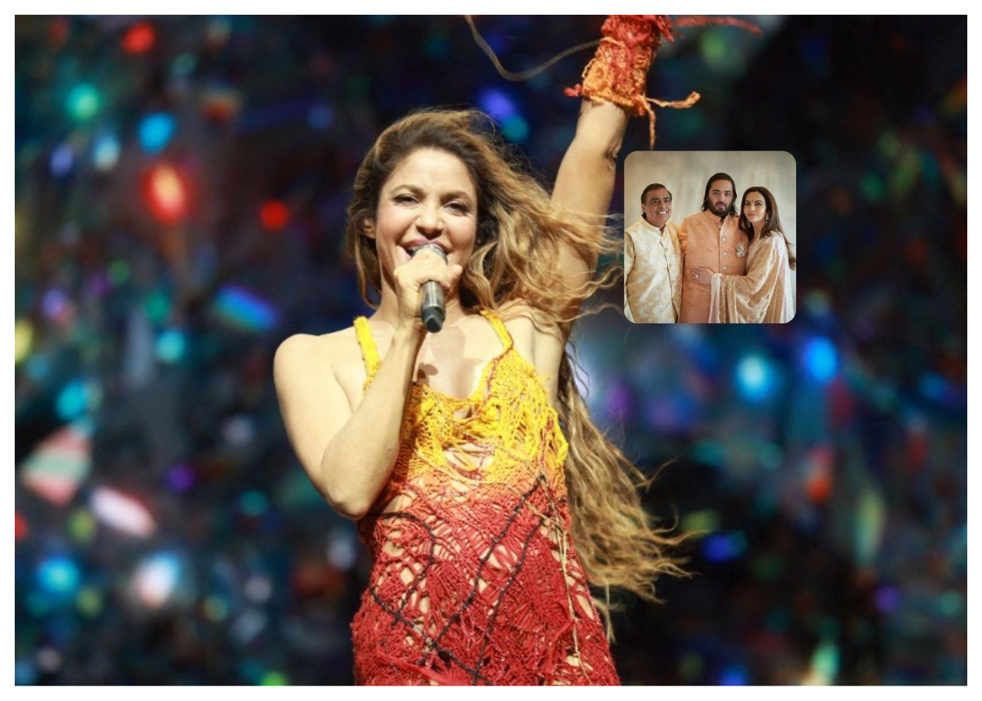 Shakira cantará en la boda del hijo del hombre más rico de Asia, Mukesh Ambani