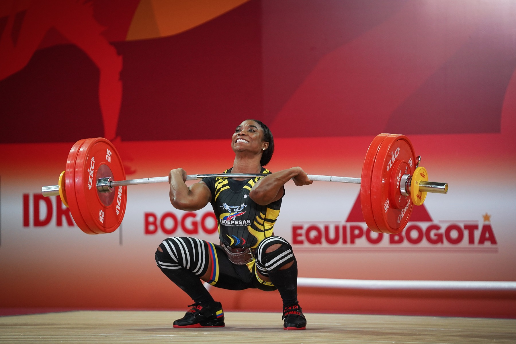 Yenny Álvarez, la mejor pesista colombiana de los Juegos Olímpicos.