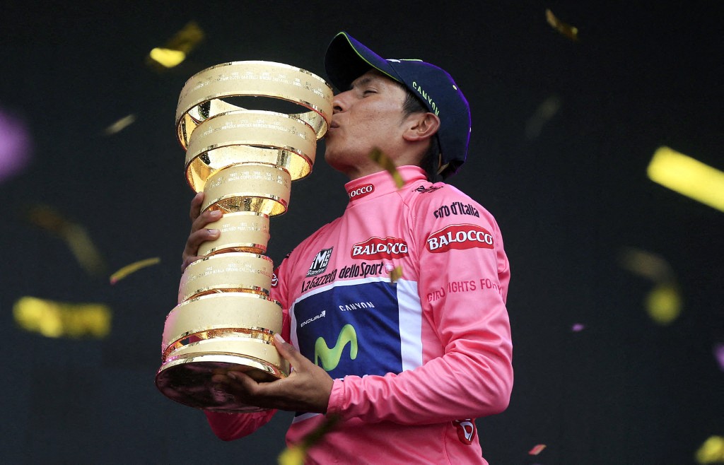 Nairo Quintana cumplió 10 años de su titulo en el Giro de Italia hace 10 años