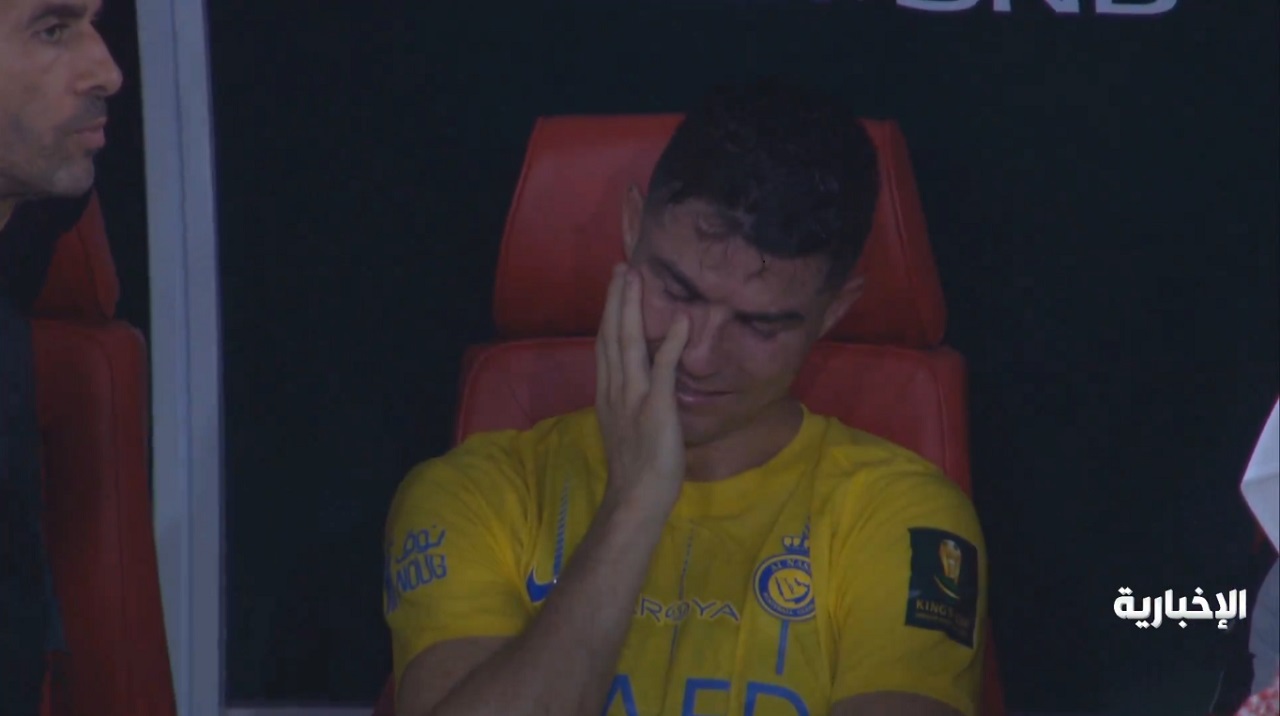 Cristiano Ronaldo terminó desconsolado tras perder final con el Al-Nassr: video y qué pasó