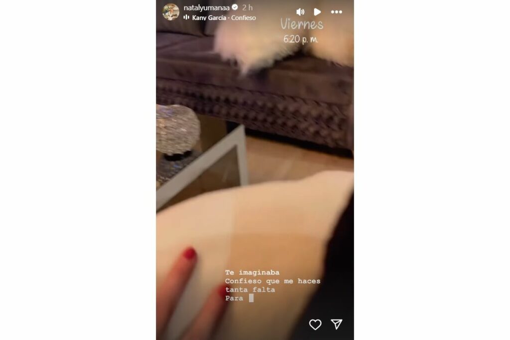 Nataly Unaña subió conmovedora canción donde expresa extrañar a un hombre / captura de pantalla instagram @natalyumanaa