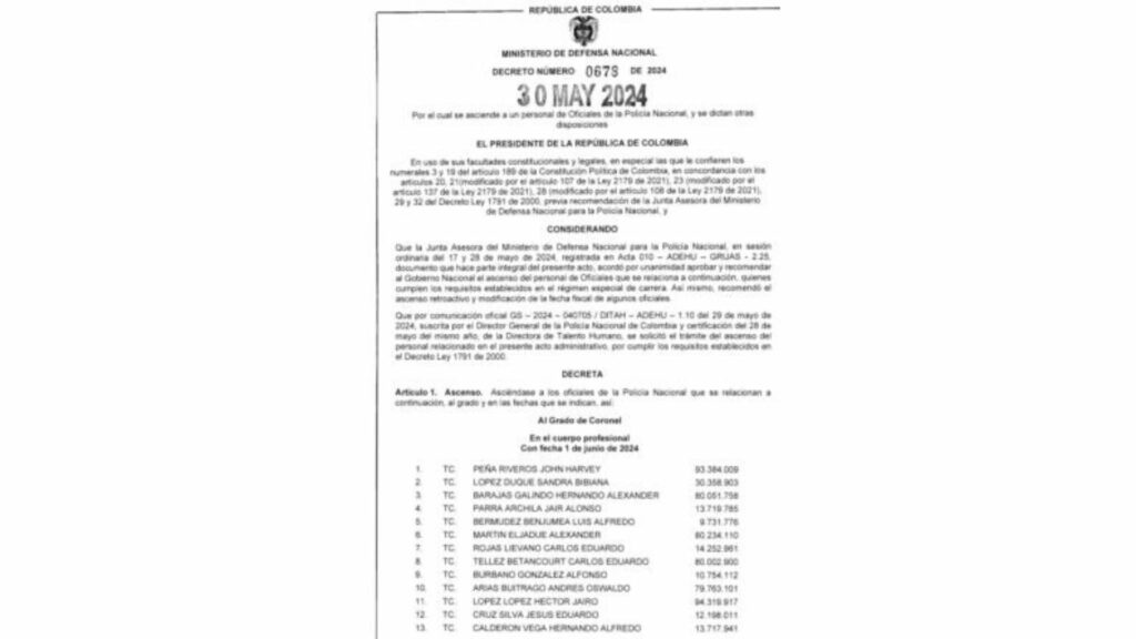 Decreto número 0678 / El Tiempo