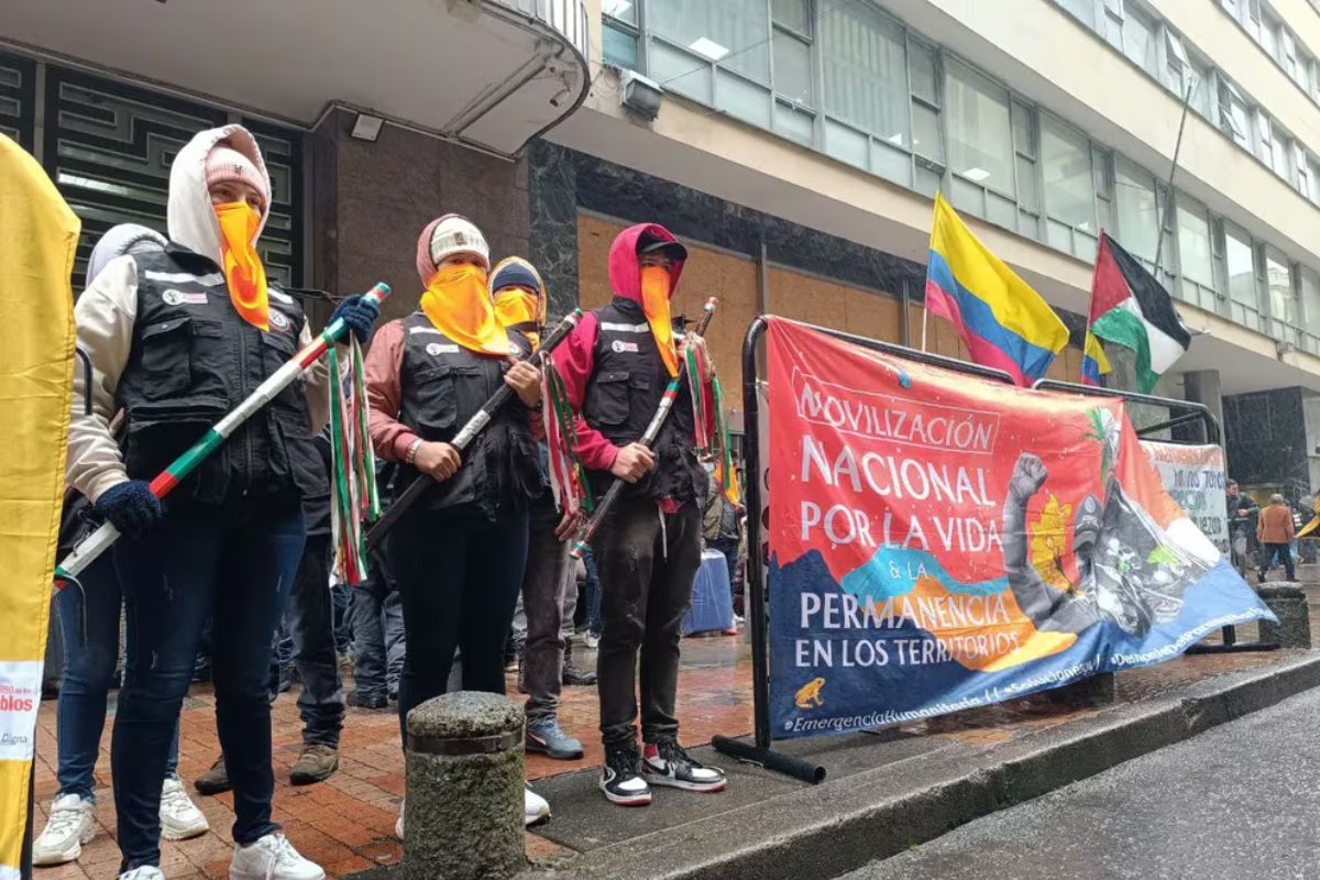 Grupo de indígenas se tomó la Nunciatura Apostólica en Bogotá