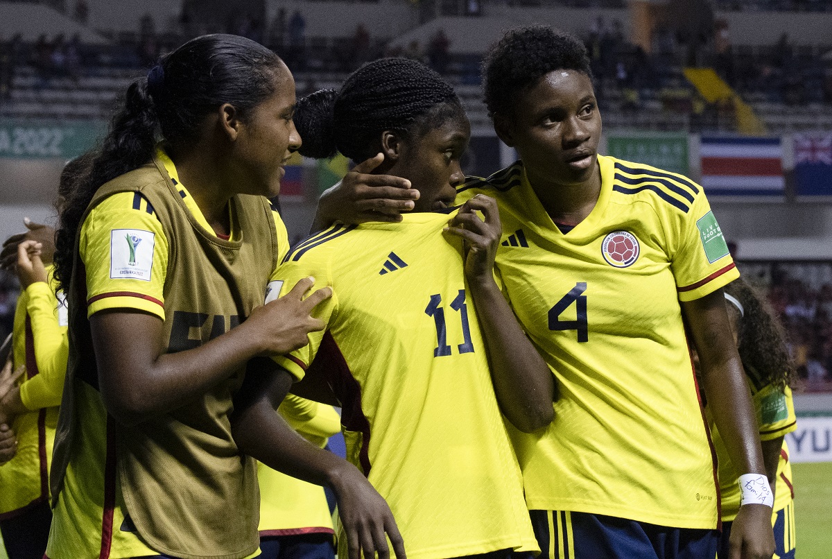 Jugadoras de la Selección Colombia Femenina, en nota sobre cuándo empieza el Mundial Sub-20 femenino