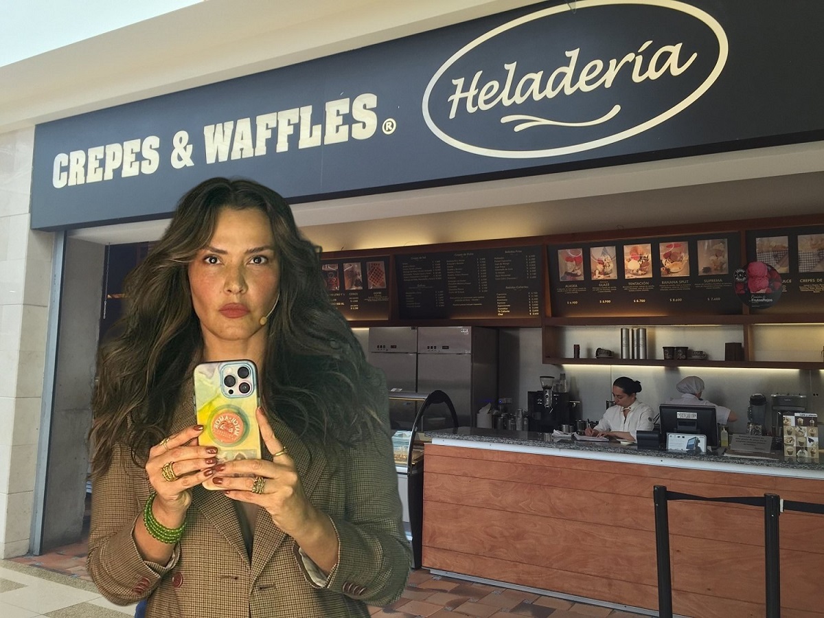 Crepes & Waffles y Katherine Porto, en nota sobre que la actriz tiene negocio con el restaurante