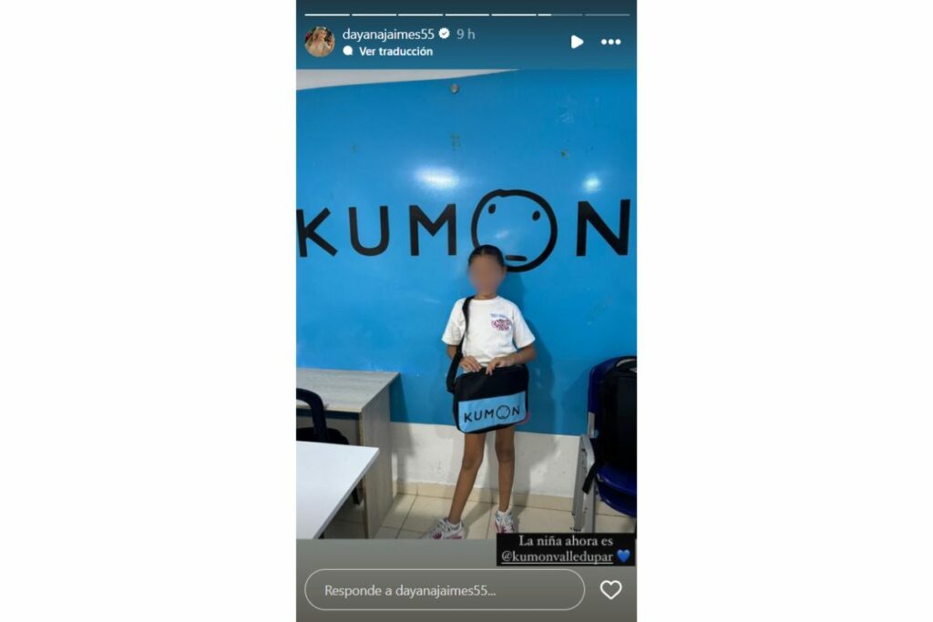 Paula, hija de Martín Elías, necesita método de estudio diferente al de otros / captura de pantalla instagram @dayanajaimes55