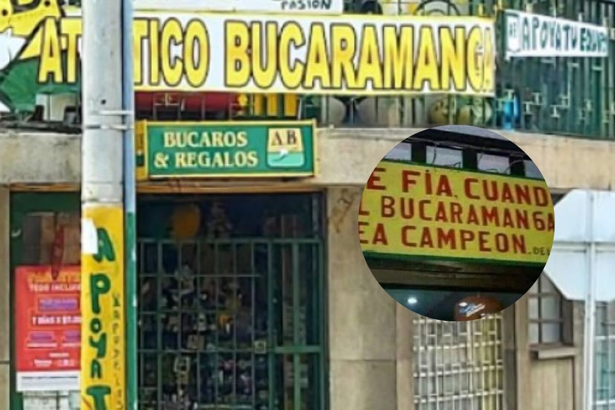 Letrero le traía mala suerte al Bucaramanga: Se fía cuando sea campeón de la A