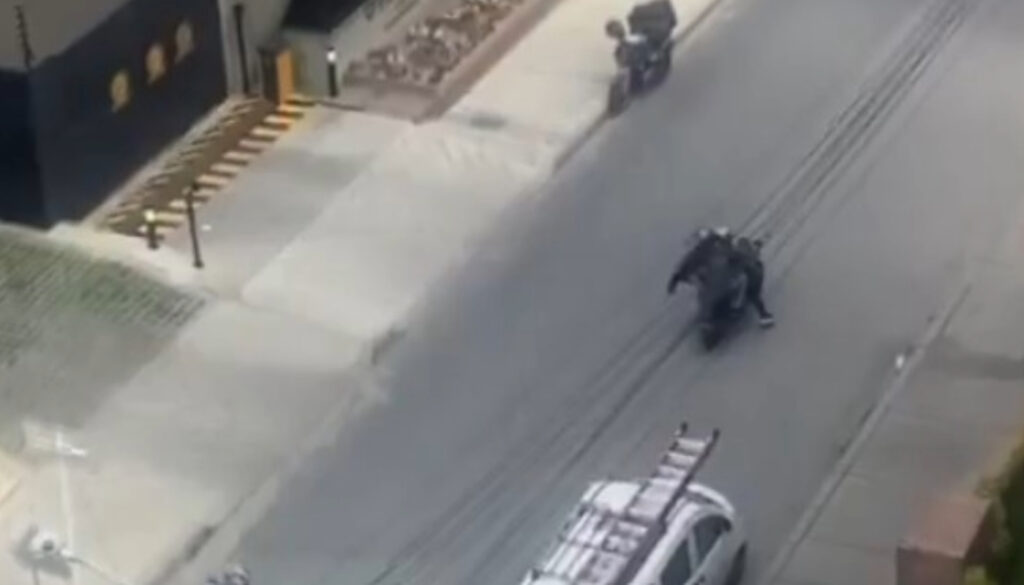Balacera en el norte de Bogotá - Captura X/Última Hora Caracol