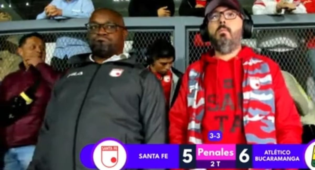Independiente Santa Fe perdió ante Atlético Bucaramanga en Liga BetPlay; reacción de Léider Preciado y ‘Rafa’ Cifuentes en Pulzo Deportes.