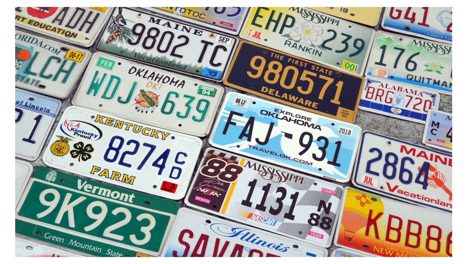 ¿Qué significan las letras en las placas de los carros? Están desde 1988