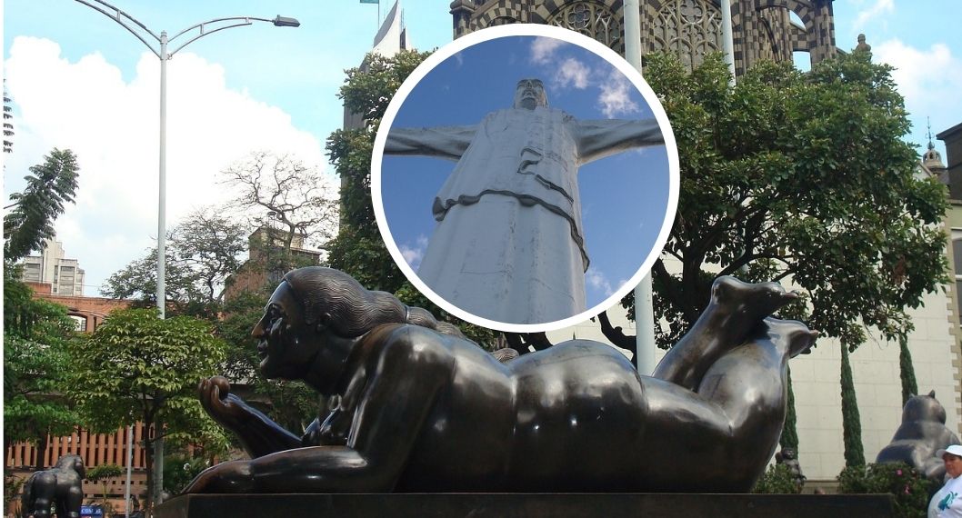 Fotos de esculturas de Botero y Cristo Rey, en nota sobre qué ciudad es más grande entre Medellín y Cali: así puede escoger mejor destino