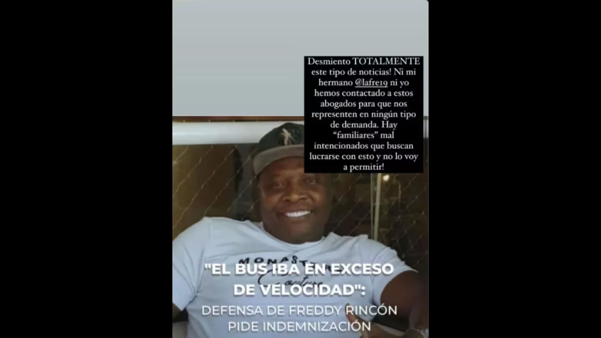 Historia de Instagram de Sebastián Rincón, hijo de Freddy Rincón, / Foto: captura redes sociales (Instagram: @srincon19)