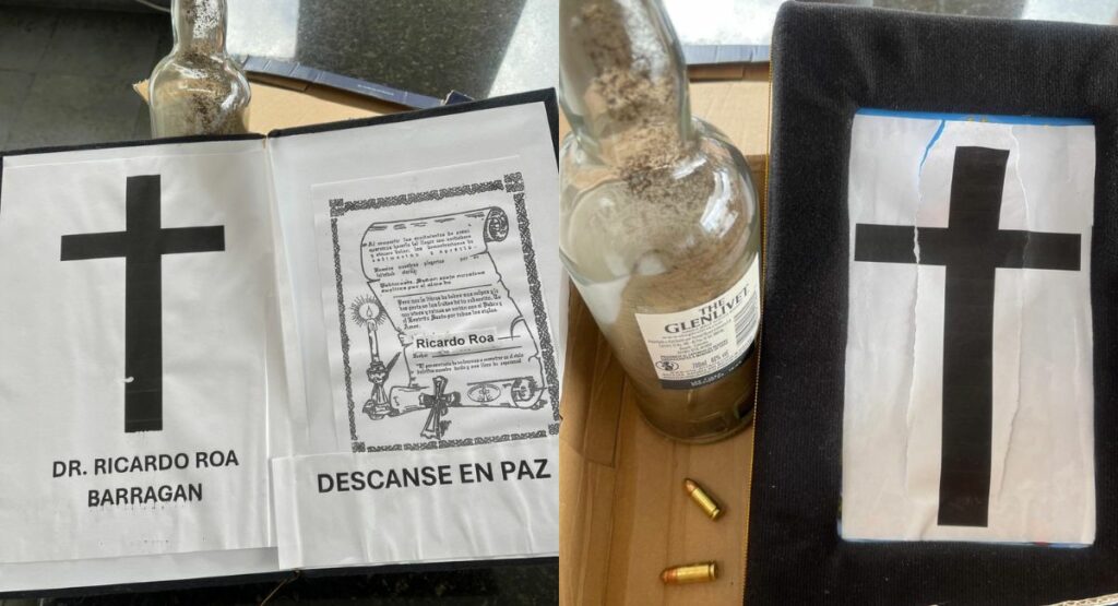 Amenaza a Ricardo Roa / X de Darcy Quinn