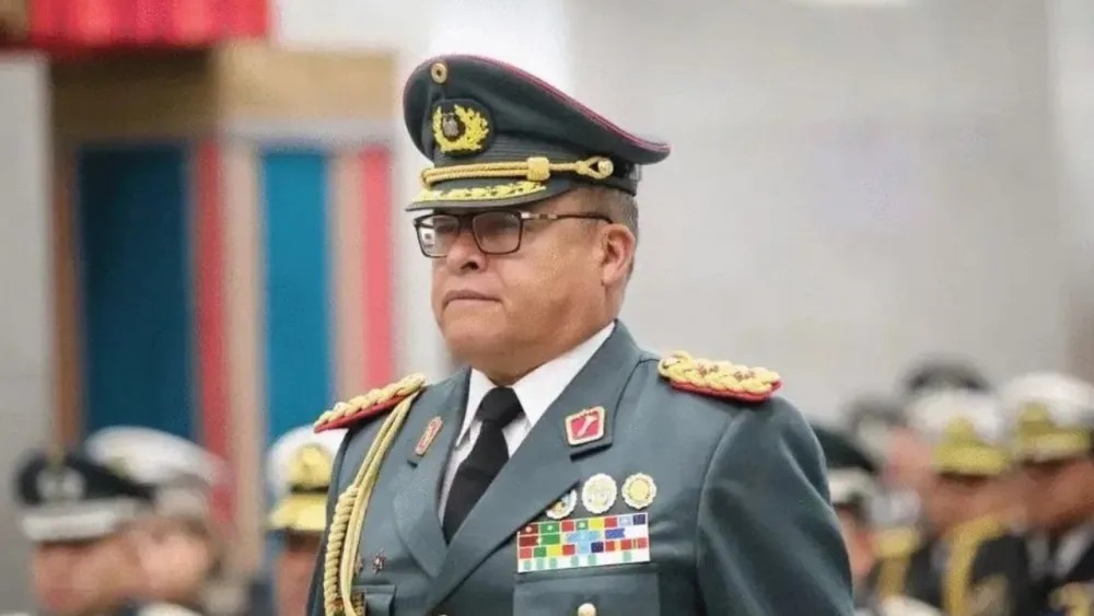 Él es Juan José Zúñiga, excomandante del Ejército de Bolivia que amenazó con golpe de Estado