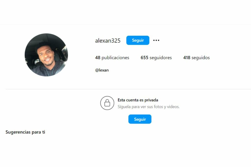 Quién es el esposo de Caterine Ibargüen: se llama Alexánder Ramos, exdeportista / captura de pantalla instagram