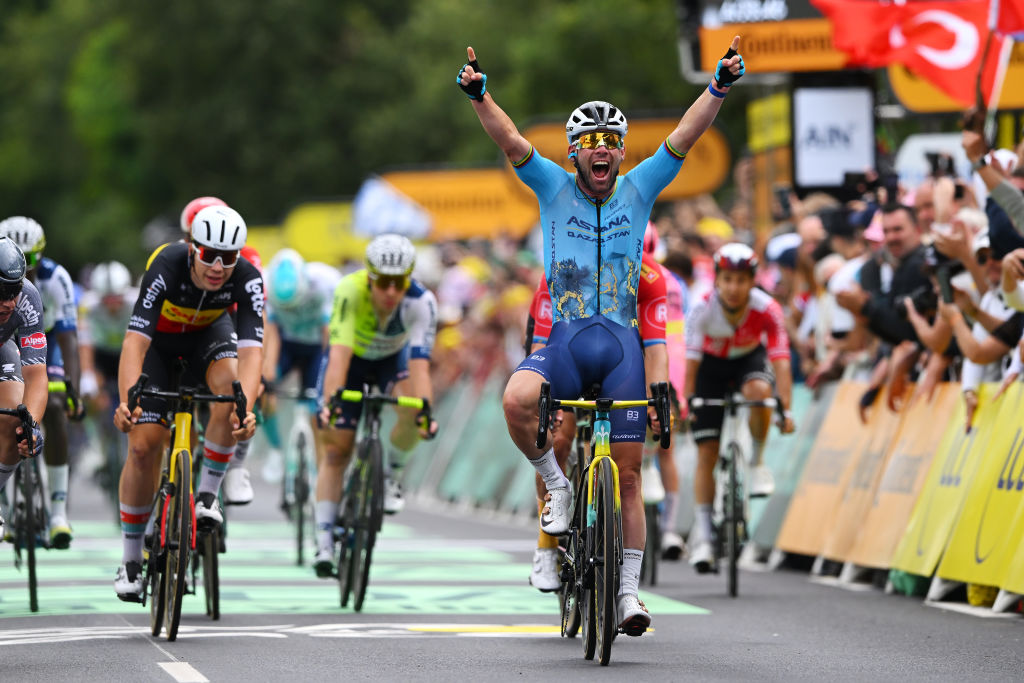 Mark Cavendish ganó la etapa en el Tour de Francia.