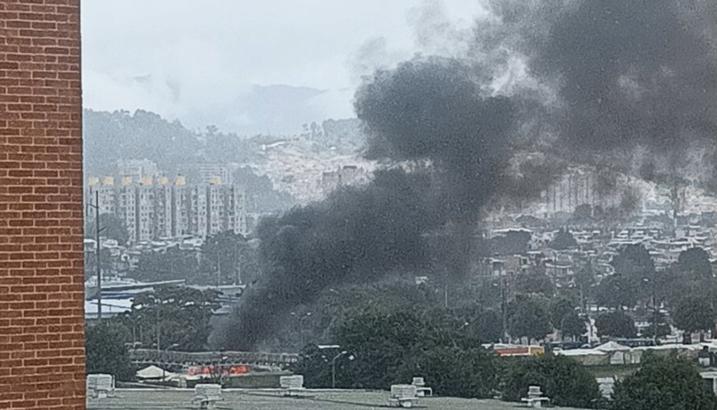 Incendio en Suba. 