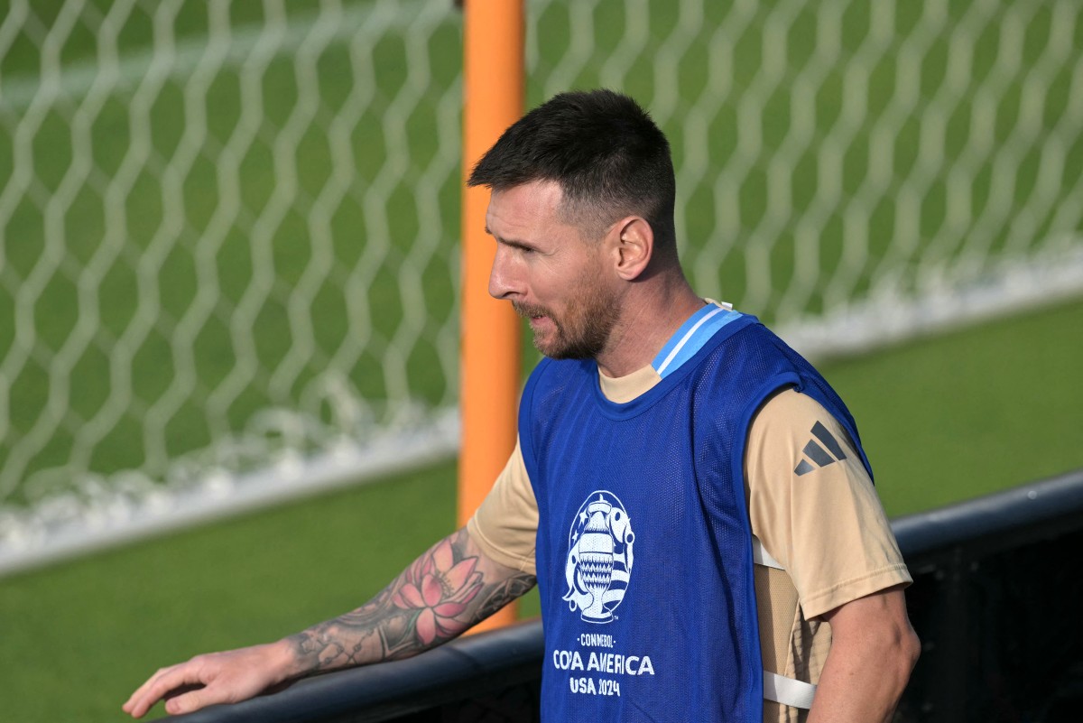 Messi en duda para el partido contra Ecuador. 
