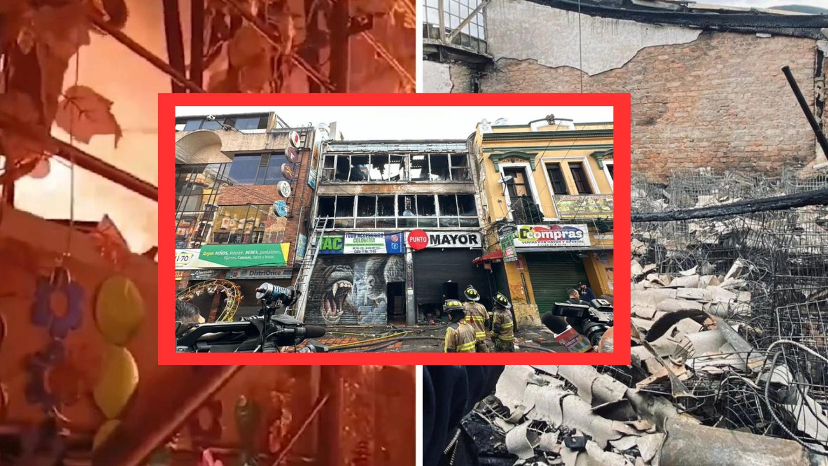Local de San Victorino, en Bogotá, se incendió hoy: cómo quedó y qué pasó