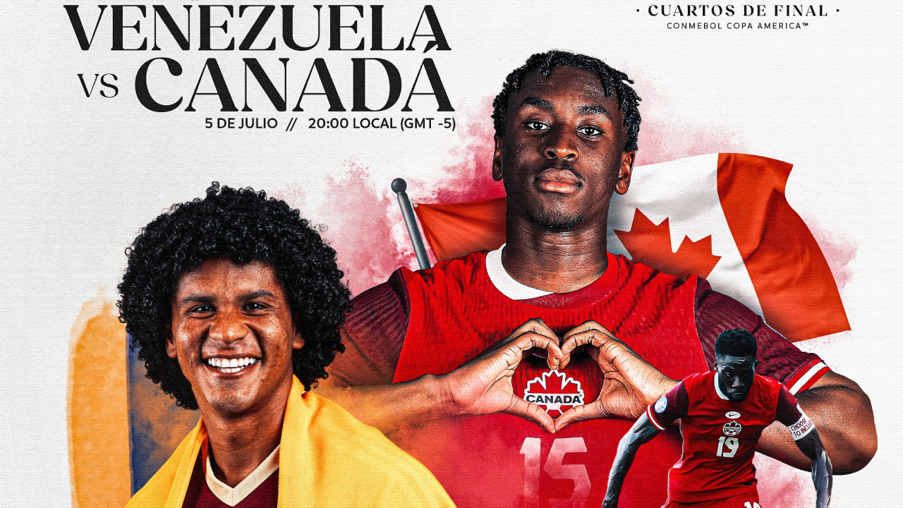 Venezuela vs. Canadá: dónde ver en Colombia, hora y canal